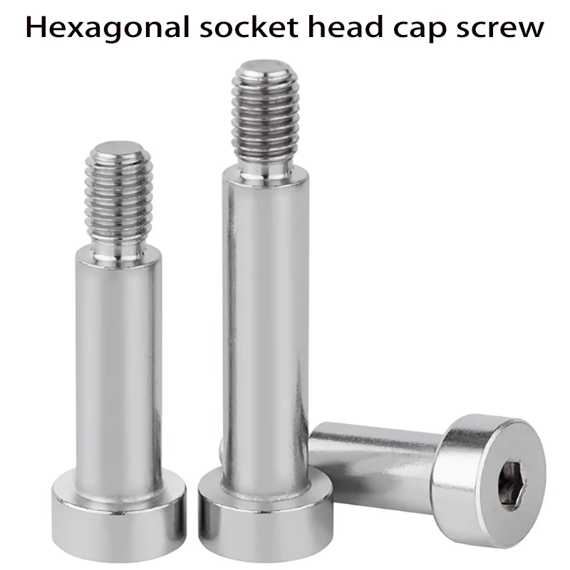 

304 Stainless Steel Hex Hexagon Socket Cap Head Roller Bearing Shoulder Screw Stuff Screw Allen BoltM8 M10 M12 M16