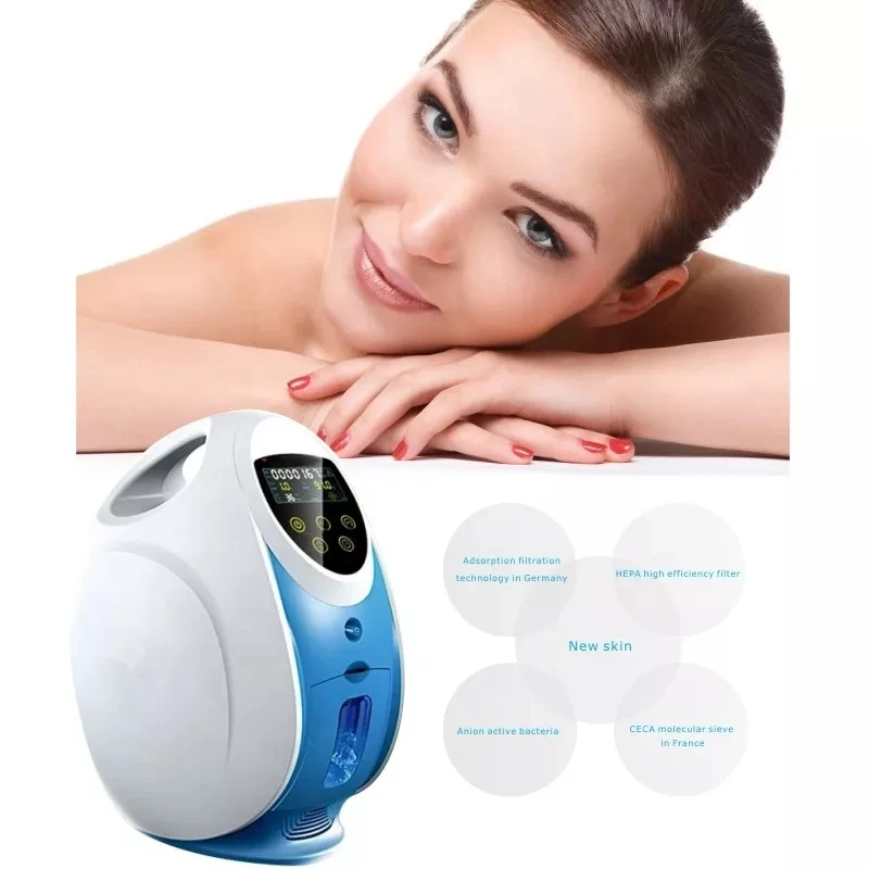 

O2toderm LED Dome Pure 98% Oxygen Spray Gun Jet Peel Oxygen Dome Therapy Skin Care System Salon Use Beauty Machine