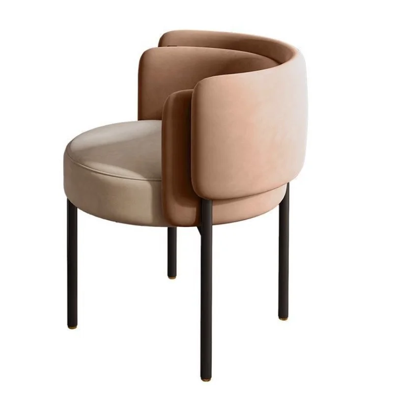 Lederen Moderne Stoel Woonkamer Lounge Make-Up Design Luxe Eetkamerstoelen Salon Keuken Patio Interieur Muebles Huismeubilair