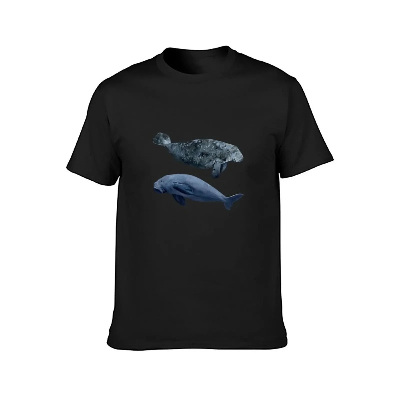 MANATEE & DUGONG T-Shirt vintage clothes plus sizes oversized t shirt mens funny t shirts