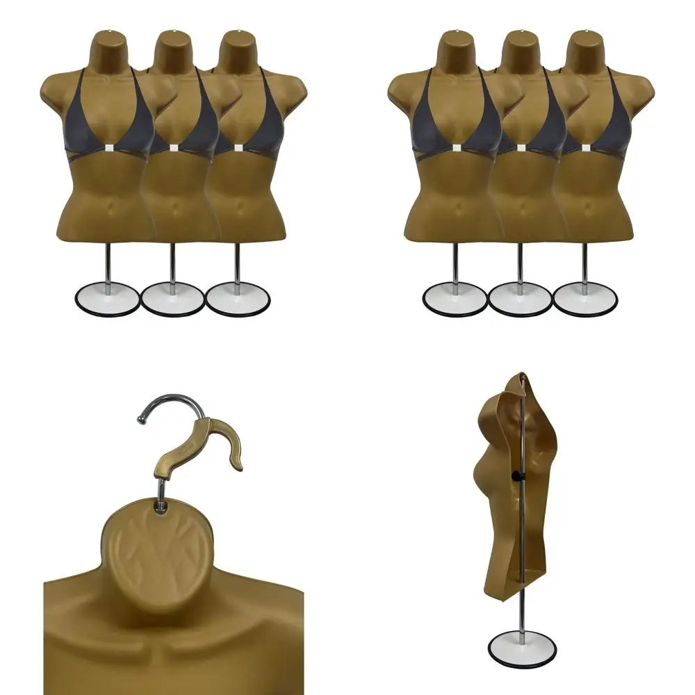 

Stackable Hollow Back Male Mannequin with Metal Stand, Suitable for S-M Clothing Sizes, Display Rack for T-Shirts and More