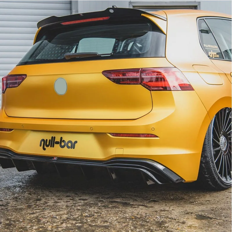 For VW Golf 8 R-line PRO GTI MAXTON Style 2019-2023 Car Spoiler Wing Body Kit Rear Roof Rear Trunk Tail Fin Accessories Tuning