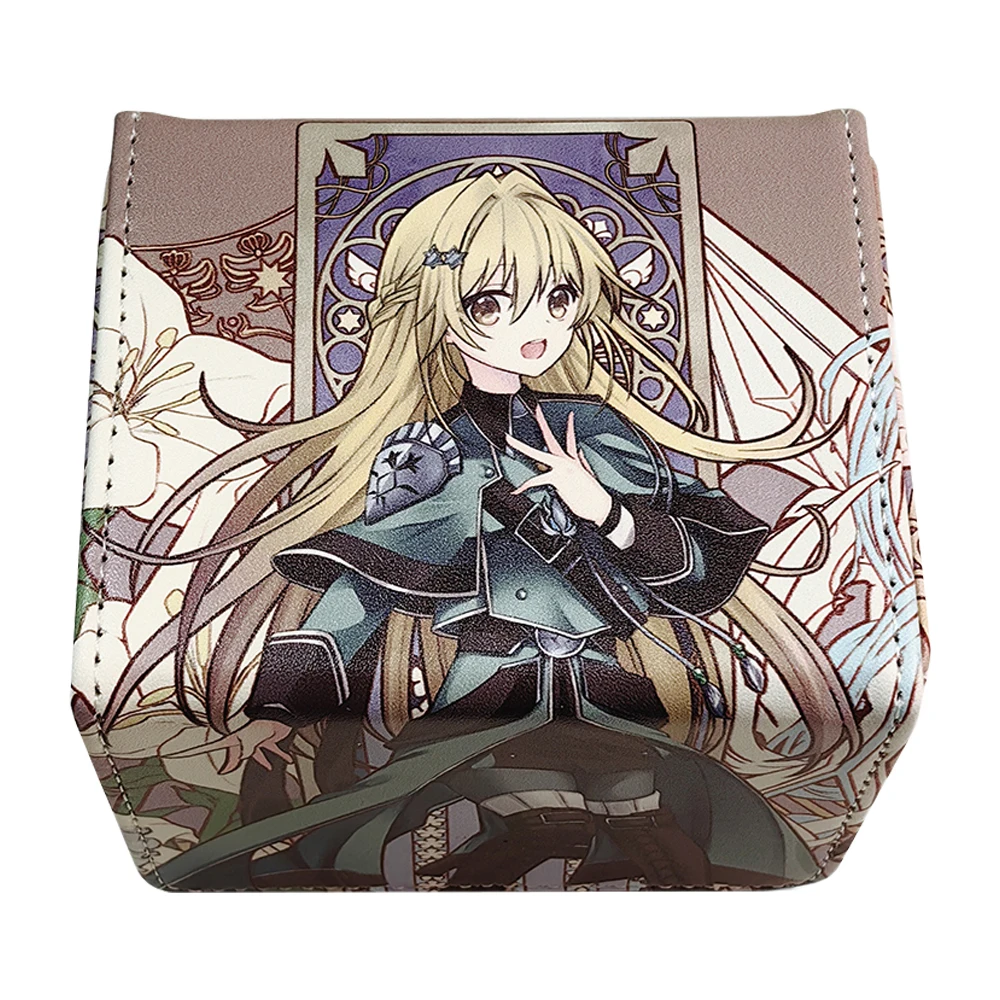 

Сделайте новый Ю-Ги-О! Коробка для хранения карт Exosister Elis Ygo Exosister Elis, кожаная коллекция, защитная коробка для карт, аниме-карта, подарочные игрушки