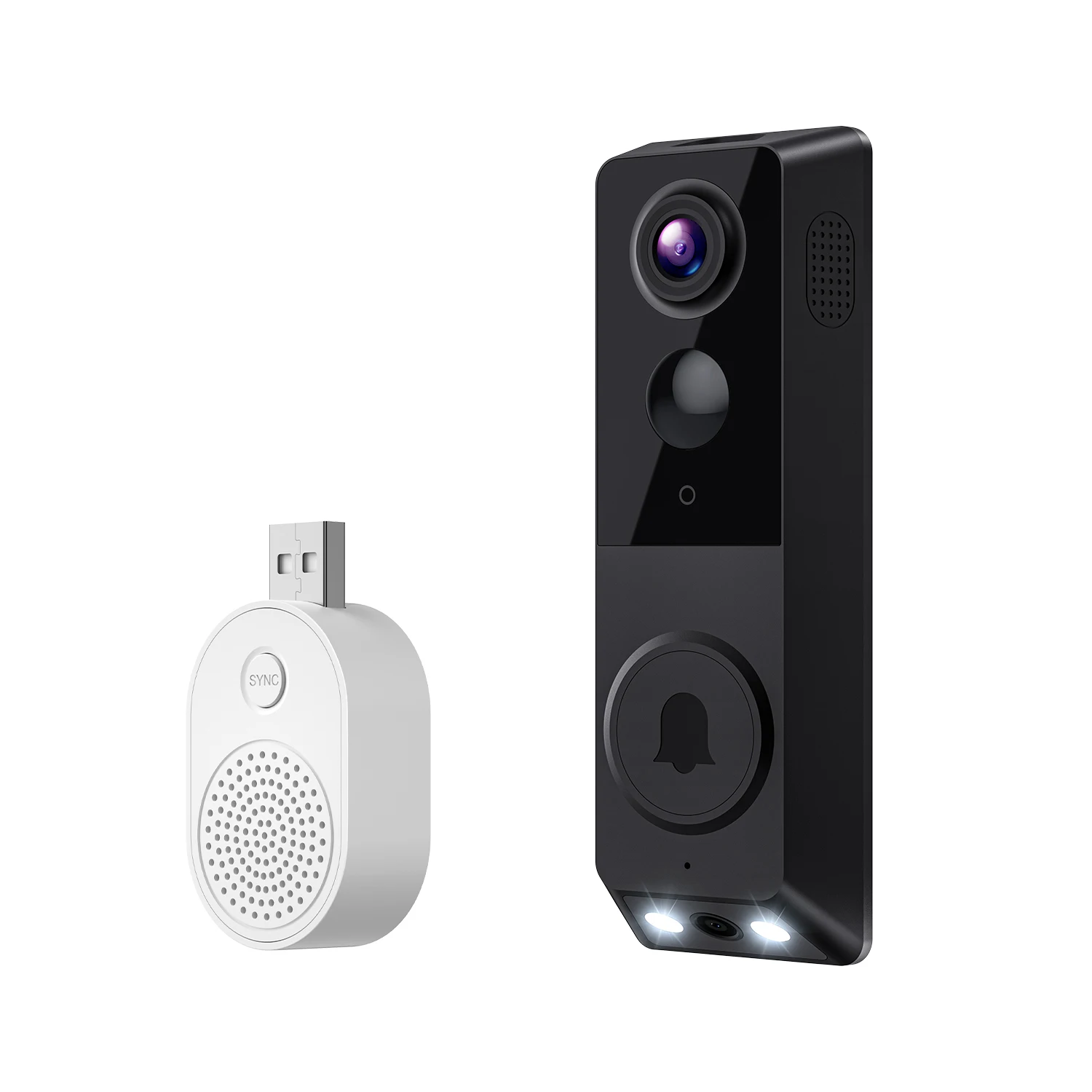 2MP 1080P Dual เลนส์ WIFI IP Doorbell Visual Doorviewer โทรศัพท์ประตูวิดีโอในร่ม CHIME Peephole Viewer กล้องประตู