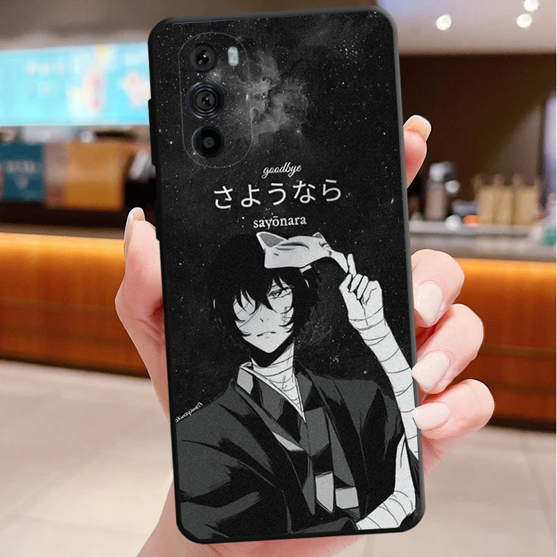 حافظة هاتف لهاتف موتورولا إيدج 50 40 برو 60 50 40 30 Ultra Neo Fusion Moto G85 G72 G53 G54 G84 G13 G32 Bungou Stray Dogs Dazai