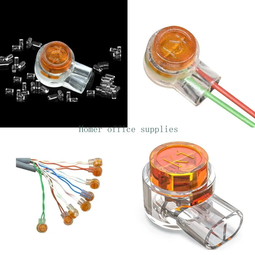 

K43B 200 шт. водонепроницаемый разъем телефонной линии, порты для стыкового соединения проводов телефона UY2, ассортимент