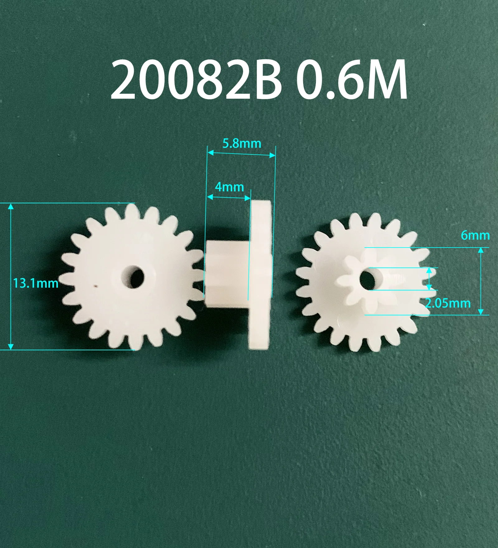 10PCS Sample Order 0.6M Plastic Gears 82A 92A-shoulder 102A 102.5A 122A 202.5A 20082B All Modular M=0.6 GEAR