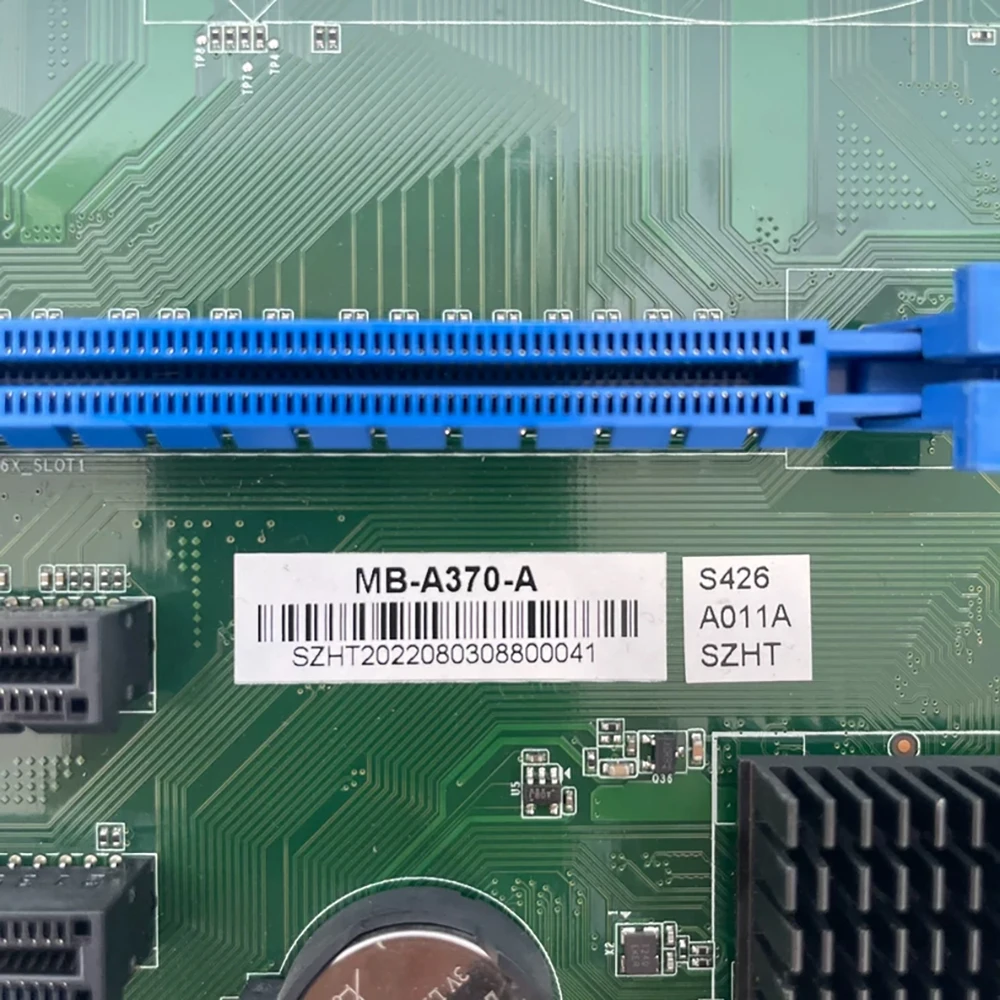 Q3752 Placa base industrial puerto Ethernet dual MB-A370-A