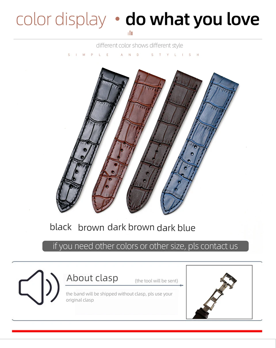 PESNO Herrenuhr aus echtem Kalbsleder, Bambusmaserung, 21–22 mm Bänder, Schwarz, Dunkelbraun, Blau, geeignet für Zenith EL PRIMERO – Detail 4