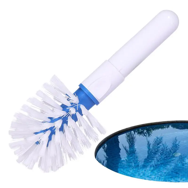 Swimming Pool Brush Heavy Duty Pool Scrub Brush Professional Pool Brush Easily Scrub Sweep Clean Swimming Pools Spas Hot Tubs