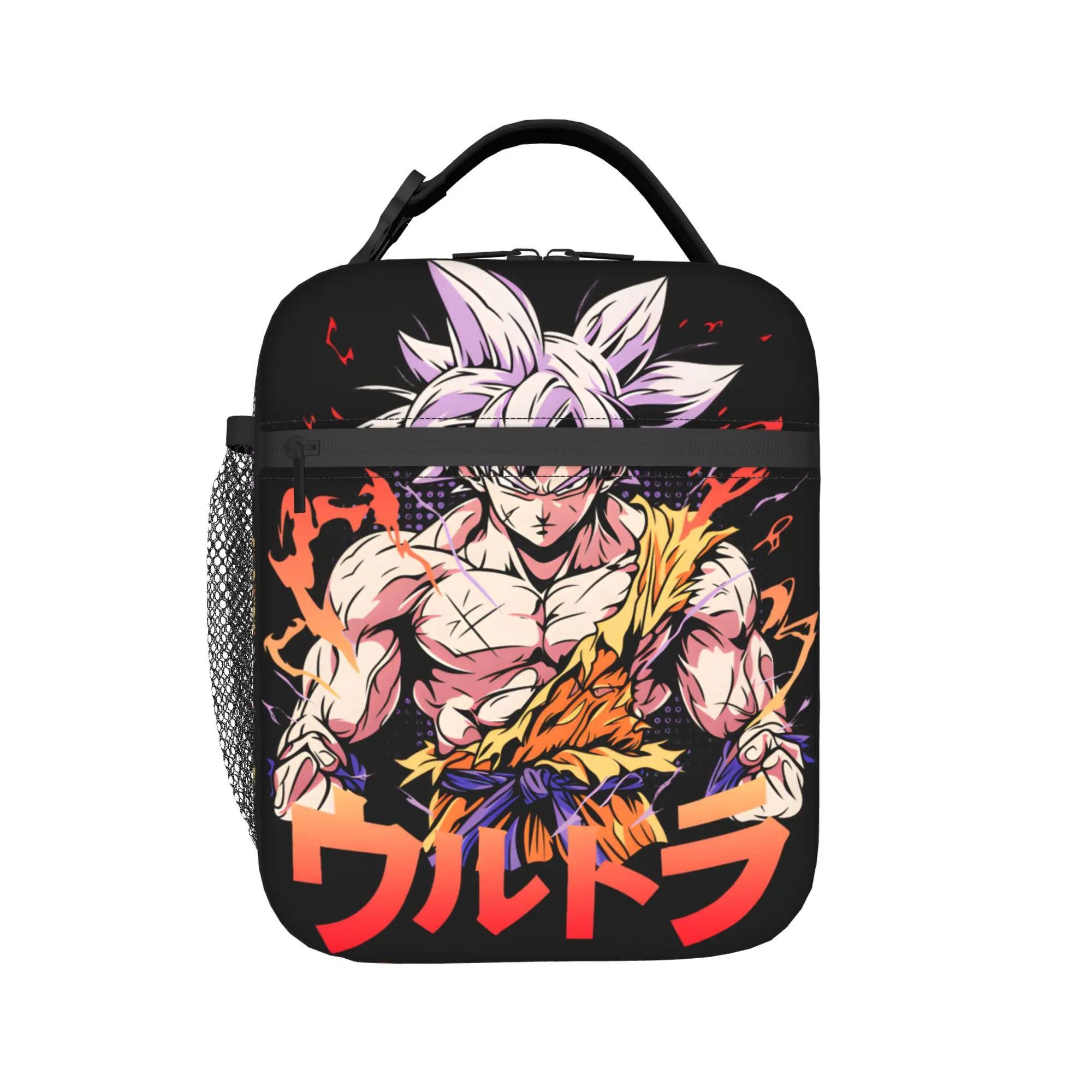 Dragons Balls Lunch Bag  Portable Lunch Box Men Travel Custom Cooler Bag Aesthetic Waterproof Tote Food Bags