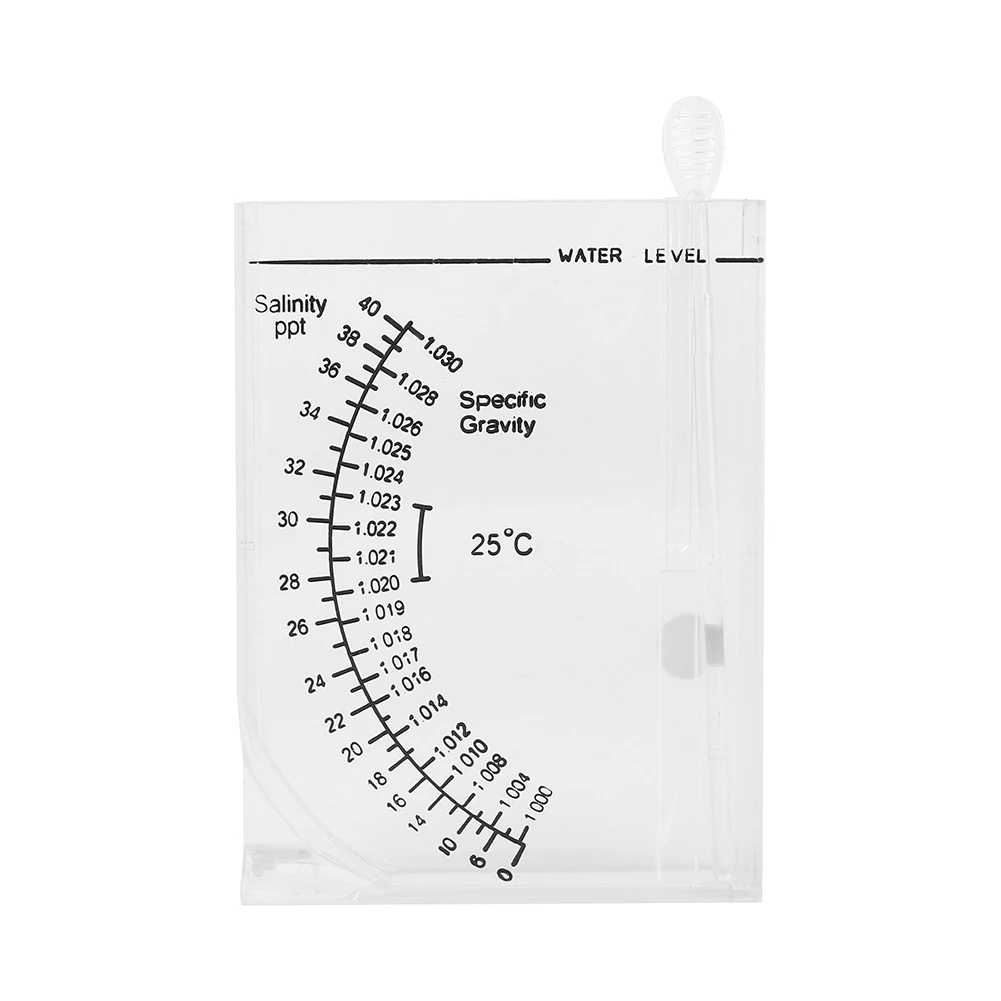 Dokładny automatyczny areometr miernik zasolenia słonej wody dla ryb salinimetr dla ryb miernik zasolenia słonej wody