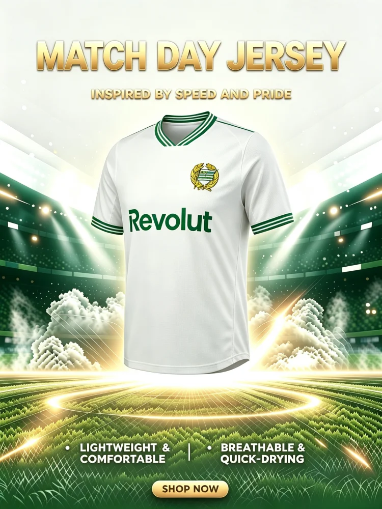 2026 Neues, atmungsaktives 3D-Druck Schnelltrocknendes T-Shirt für Männer und Frauen, Unisex Sport H-Hammarby IF Fußballtrikot für Familie und Kinder