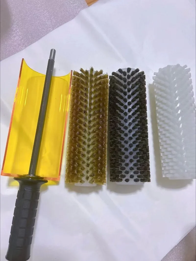 Ski Snowboard Waxing Electric Roller Brush Nylon/ Horse Hair /brush/copper Wire Roller Brush Set Ski Roto Brush