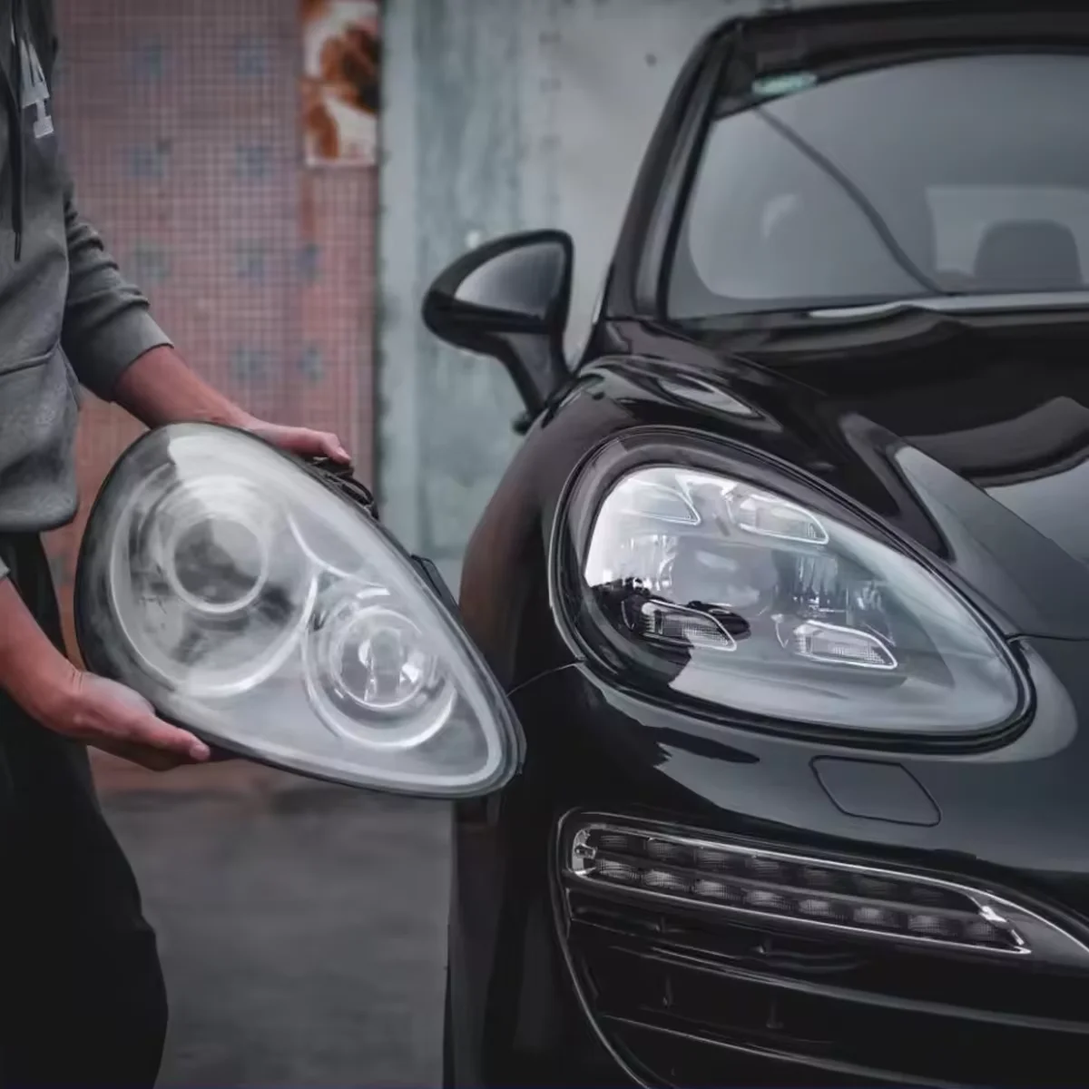 Car Lights For Porsche Cayenne Headlight 2011-2014 958 Headlight 958.1 LED Projector Headlights Car Accessories