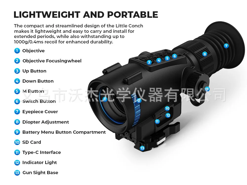 2025 heißer Verkauf GOYOJO Cottage GRL 325 Monokular High Definition Handheld Nachtsicht Wärmebild