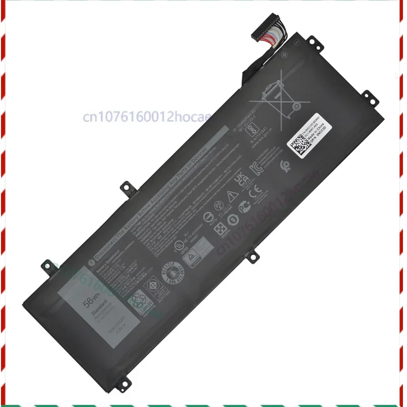 

56Wh V0GMT Battery for Dell G7 17 7700 4K1VM W62W6 XYCW0 9TM7D NYD3W NCC3D TJDRR