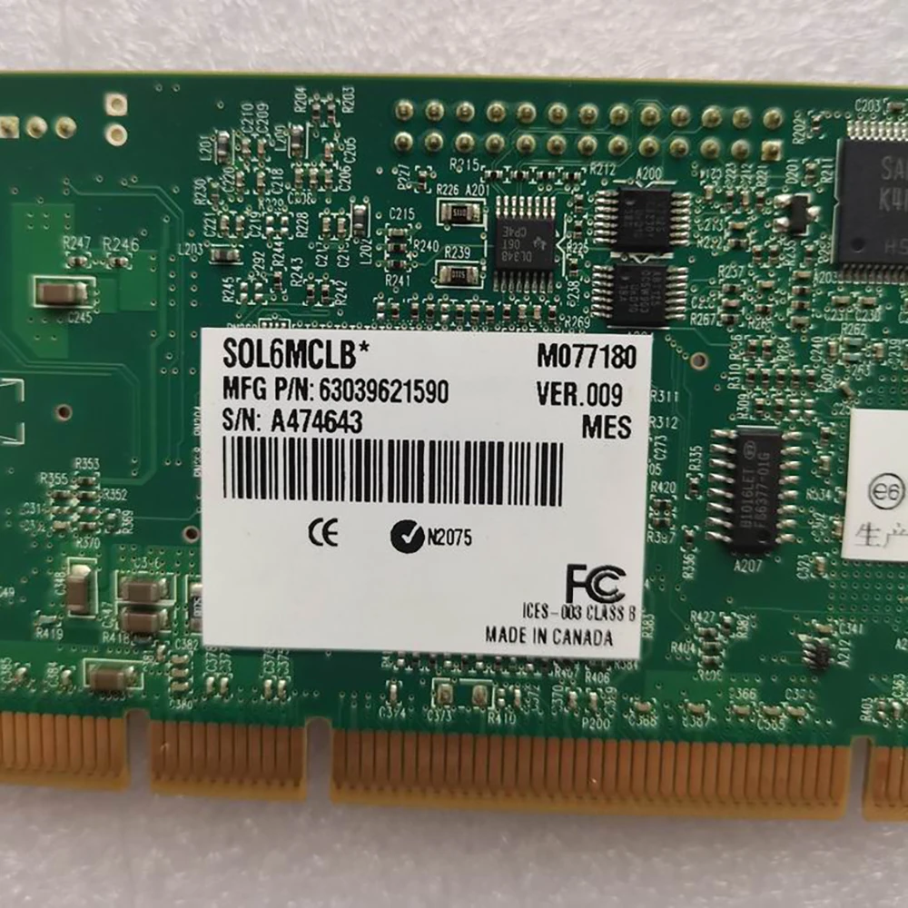 

Идеальная замена для Matrox SOL6MCLB SOLIOS XCL-B Y7285-01Rerev. Карта приобретения Y7285-01