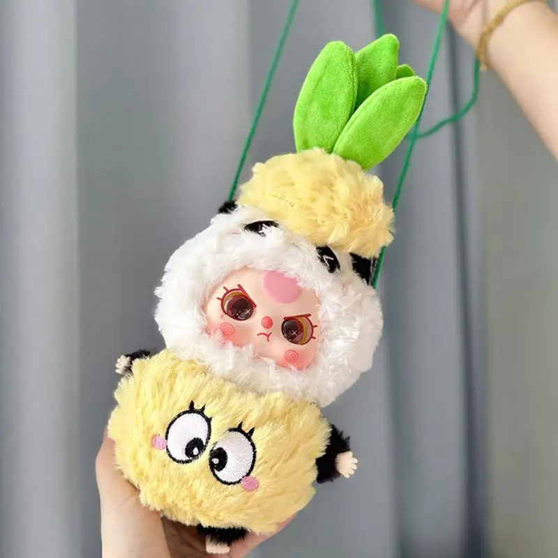 Pineapple Clothes For Doll Cute Pineapple Plush Clothes For 20cm Cotton Doll Pretend Play Plushie Doll Clothing For Women Girls