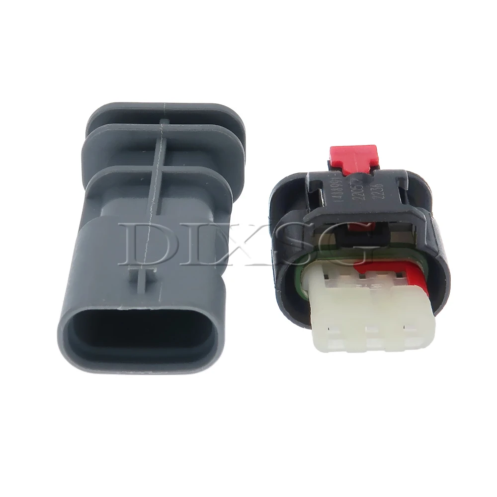 1 Set 3 Pin 2-1703496-1 1488991-2 1488991-6 Car Engine Sensor Probe Radar Plug Waterproof Connector for Toyota VW Audi BWM