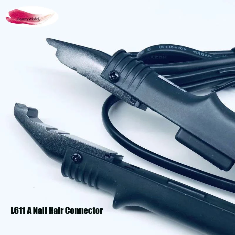 เล็บเคล็ดลับคงที่แหนบ L611A ผมเหล็กตัวเชื่อมต่อผม Keratin Bonding Keratin เชื่อมผม salonTool