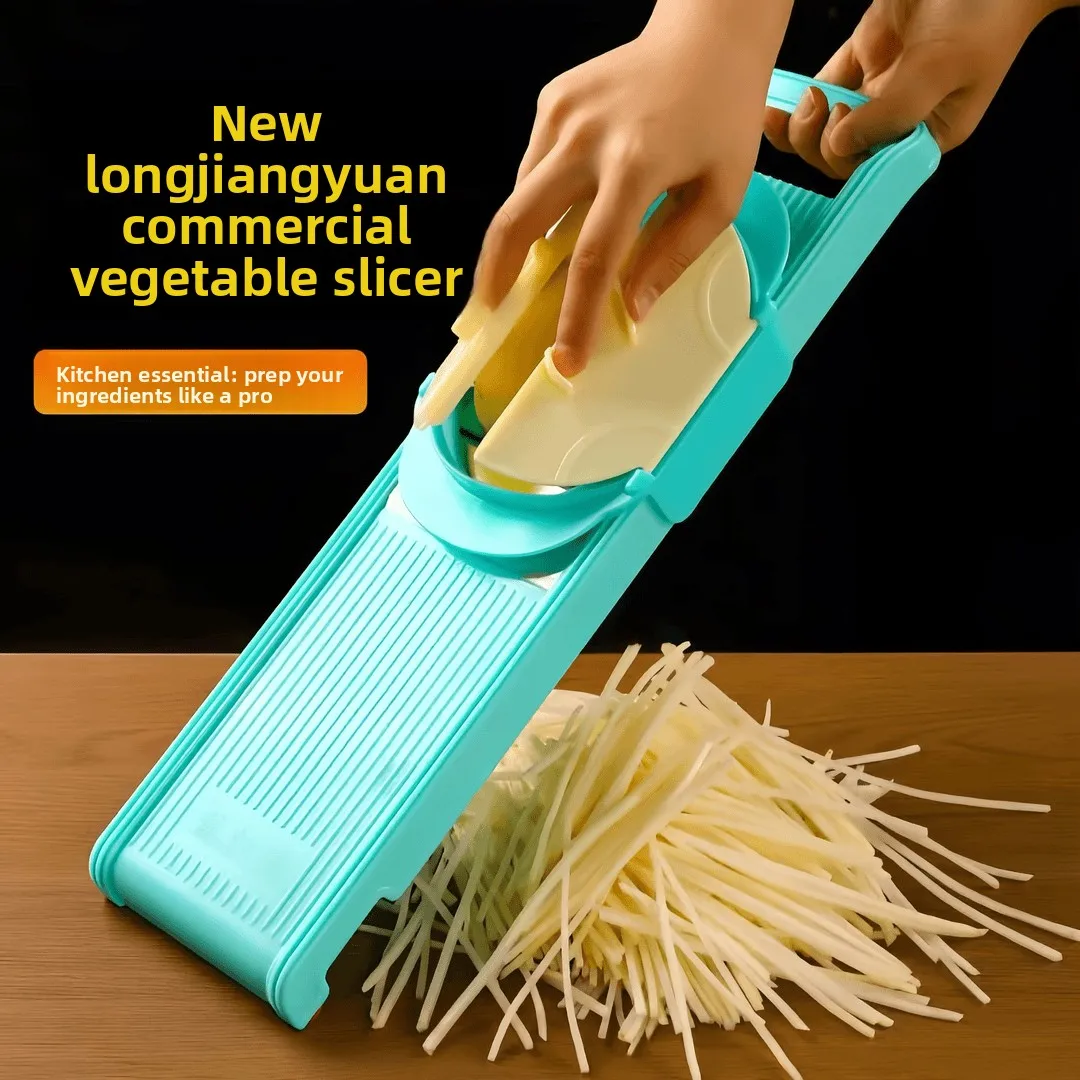 

Commercial Version Longjiang Slicer Vegetable Cutter Tool for Potato Carrot Cabbage Multipurpose Kitchen Tool Food Procor