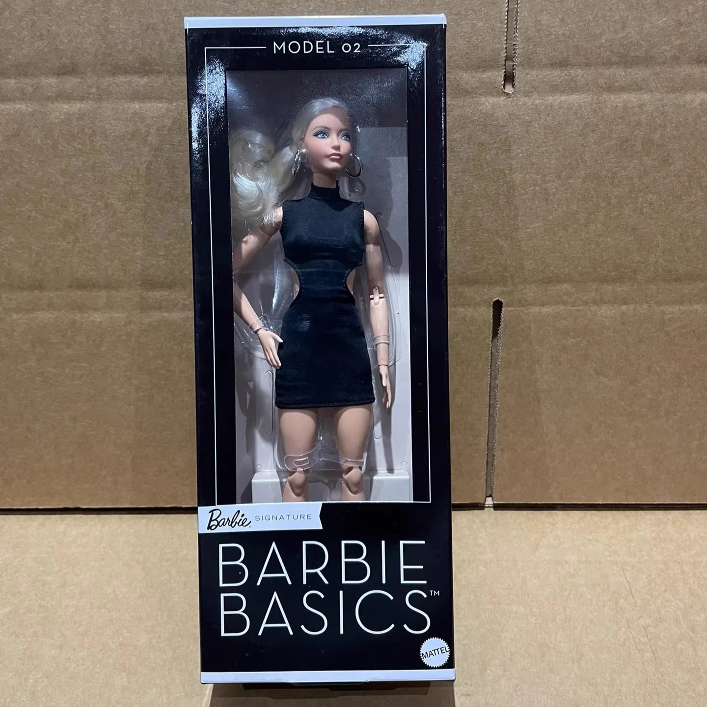 Barbie Doll Classic Mini Black Dress Doll - Basic Fashion Series Adult Collectible Elegant Lady Figure Toy Girls Birthday Gifts