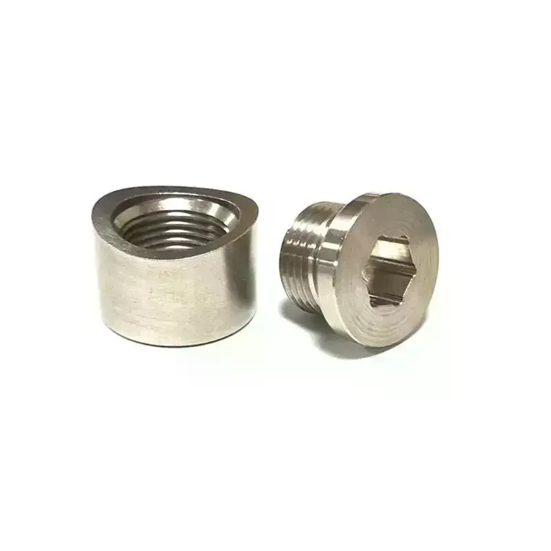 Thread Oxygen Sensor Bung Stainless Steels Plug Wideband Nut Fitting Weld M18x1.5 Car Accessories