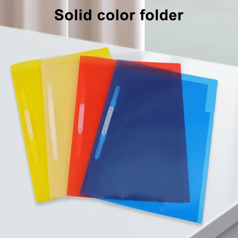 File Folder for Workflow Heavy-duty File Folder with Pocket Plastic File Folders with Clip Paper for Office for Organization