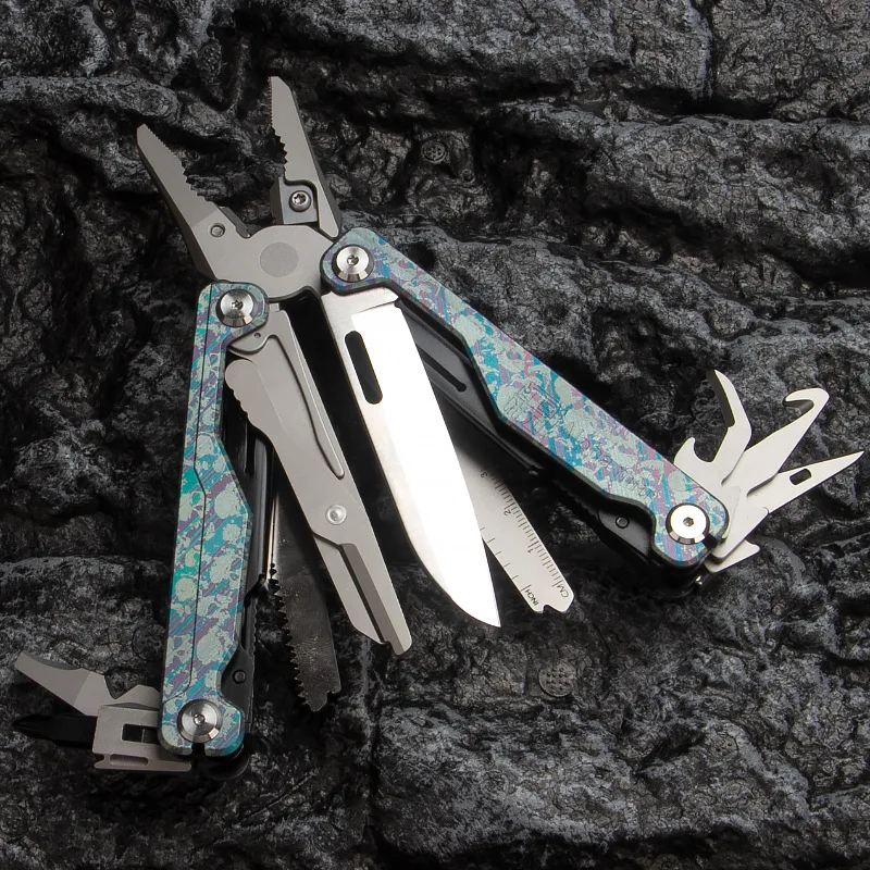 أدوات صيانة الطوارئ الخارجية المحمولة المقاومة للانفجار من الفولاذ الكربوني العالي، كماشة قابلة للطي متعددة الوظائف للمنزل