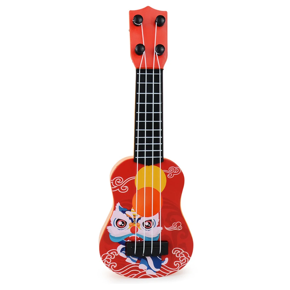 Mini Guitar 4 Strings Ukulele Musical Instruments for Kids Children Beginners Early Educational Learning Small Guitar