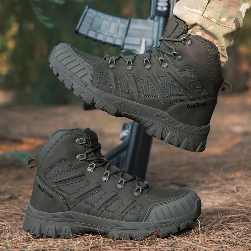 Men Tactical Boots Waterproof Ultrallight Anti-Slip Male High Quality Camping Army Boots Outdoor Desert Boot Work Hunting Boots view 2