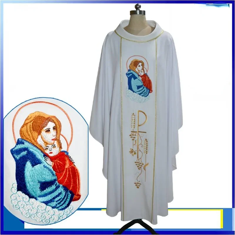 Chasuble Priester Mass Clothes Pastors Costume Christian Liturgical Clergy Robe Churches Catholic Priest Uniform Vestments