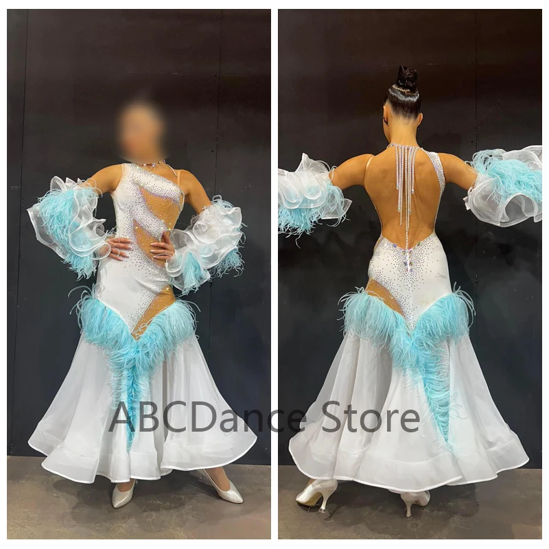 

Women ballroom dance dress Standard Dance Dress ballroom dress for Competition modern dance Costume ABCDance Store