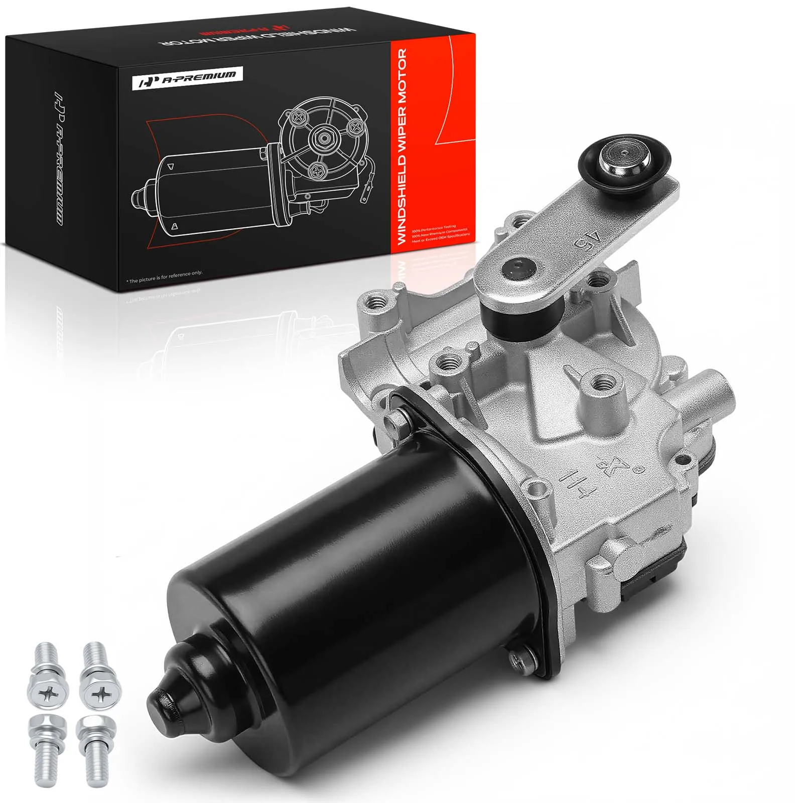 A-Premium Front Windshield Wiper Motor w/ Hardware for Lincoln MKX 2016-2018 Nautilus 2019-2023