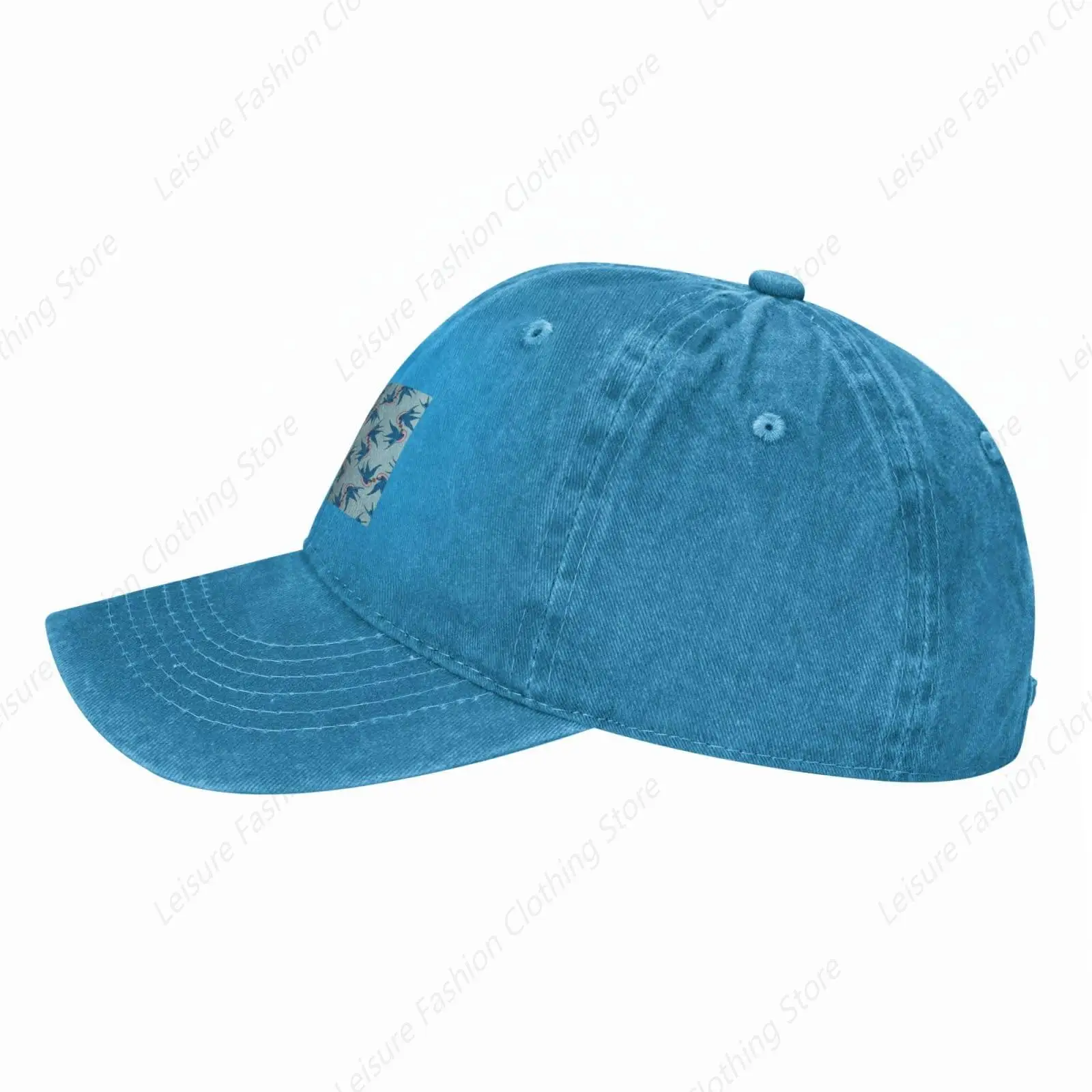 Swallow gorras de camionero con patrón sin costuras para hombres y mujeres, gorra de béisbol de mezclilla, sombrero de papá, sombreros de Golf