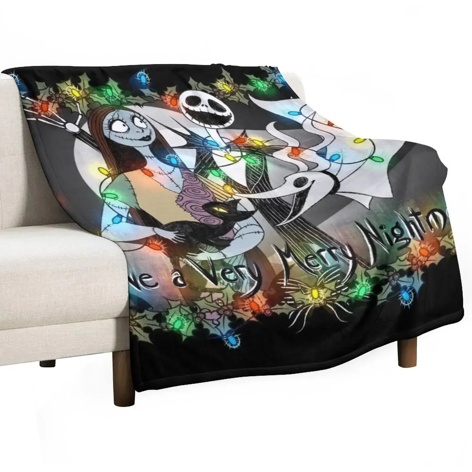 

Have a Very Merry Nightmare Throw Blanket Blankets For Sofas For Sofa Thin Flannels Blankets