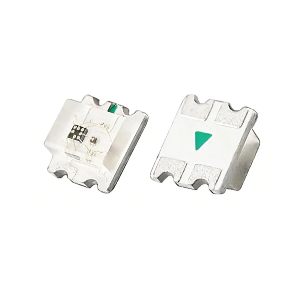 20-1000 SZT. 2020 0807 1616 WS2812B RGB LED Chip WS2812 Indywidualnie Adresowalne Piksele Chip IC Wbudowane Czarne/Białe PCB DC5V