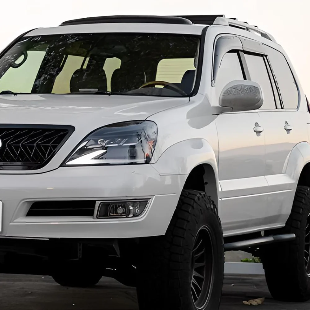 

For Lexus GX 470 2003-2009 Car Front Lamps Assembly Upgrade Auto High Quality Three Projector LED Lens Headlights Accessories