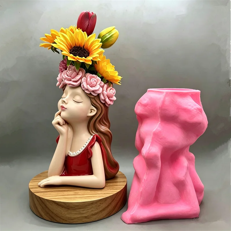 New! Cute little girl flower p - Model Kit Cement recension och pris