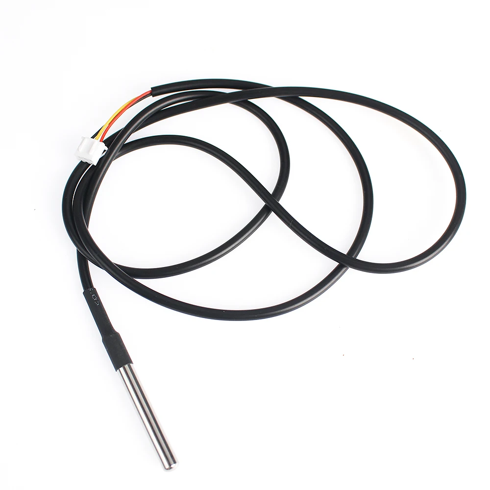 1PCS Waterproof DS18B20 thread temperature probe temperature sensor Stainless steel package 1m 2m 3m 18B20 wire arduino