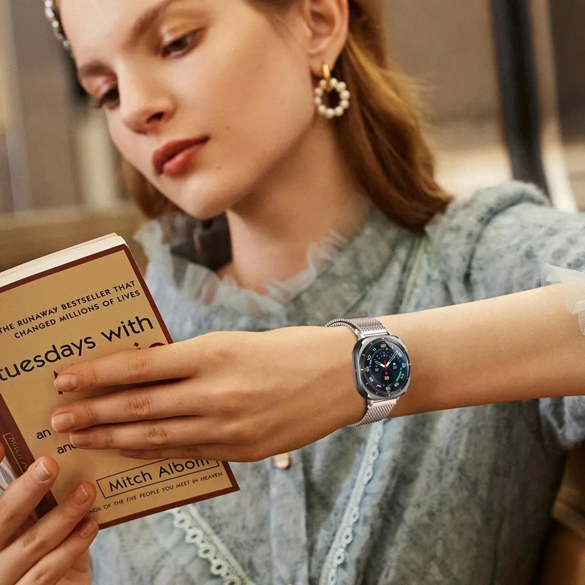 No Gaps Magnetic Milanese Strap for Samsung Galaxy Watch 7 Ultra 47mm Stainless Steel Bracelet for Galaxy Watch Ultra 47mm Band