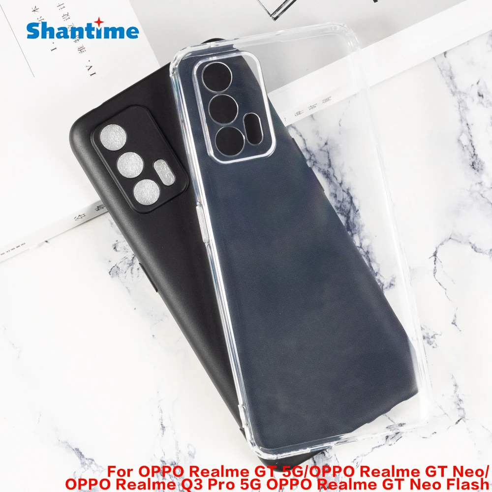 For OPPO Realme GT 5G GT Neo Flash Pudding Silicone Phone Protective Back Shell For Realme Q3 Pro 5G X7 Max 5G Soft TPU Case