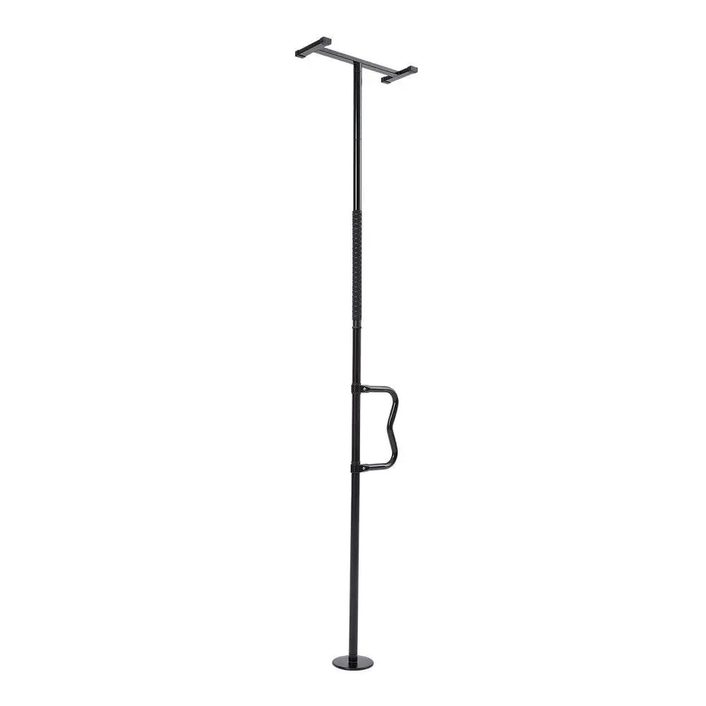 

for elderly Safety Transfer Pole Tension Mounted Bathroom Grab Bar Anti Slip Handle 300lbs Capacity for 7 to 10 Feet Ceiling