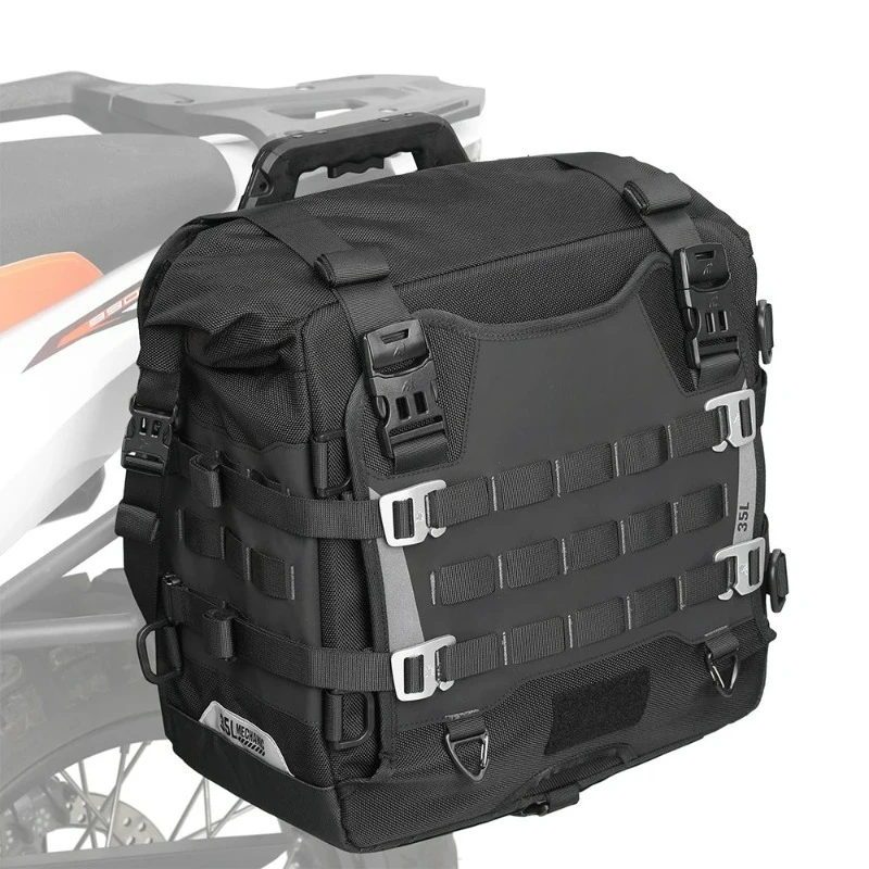 

Rhinowalk 35L Motorcycle Quick Release Side Bag, Motorbike Seat Saddle Tail Bag for ADV Motorcycle Luggages - 1 Piece