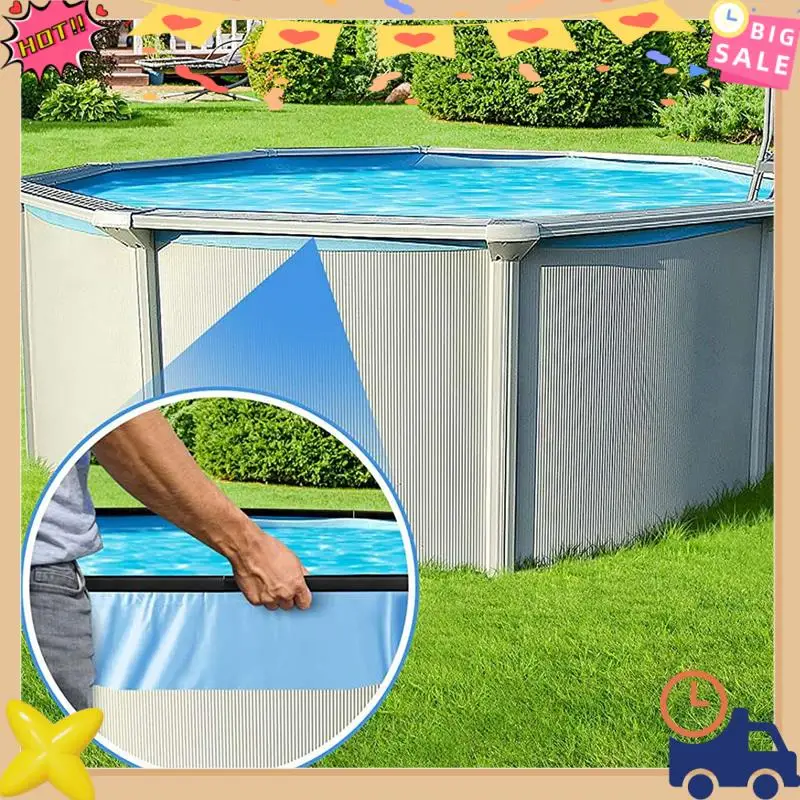 

Premium 45Pcs Coping Strips For Pool Liners,Swimming Pools Liner Clip Replacement Patch For 27Ft Round Or 18 X 33Ft Oval Pool