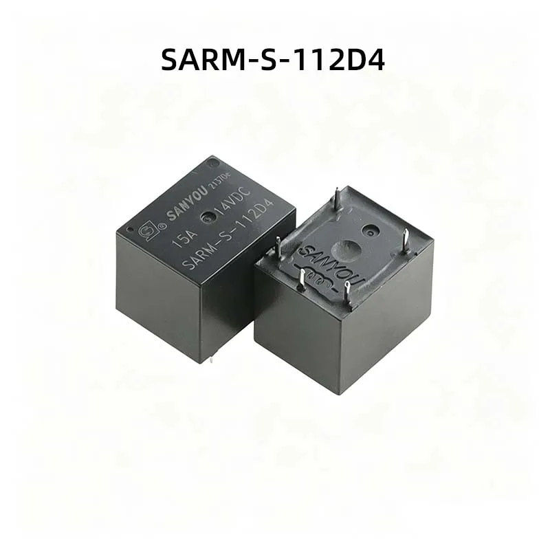 10PCS SARM-S-112D4 15A 12VDC Relé automotriz de 5 pines para coches de juguete de Sanyou