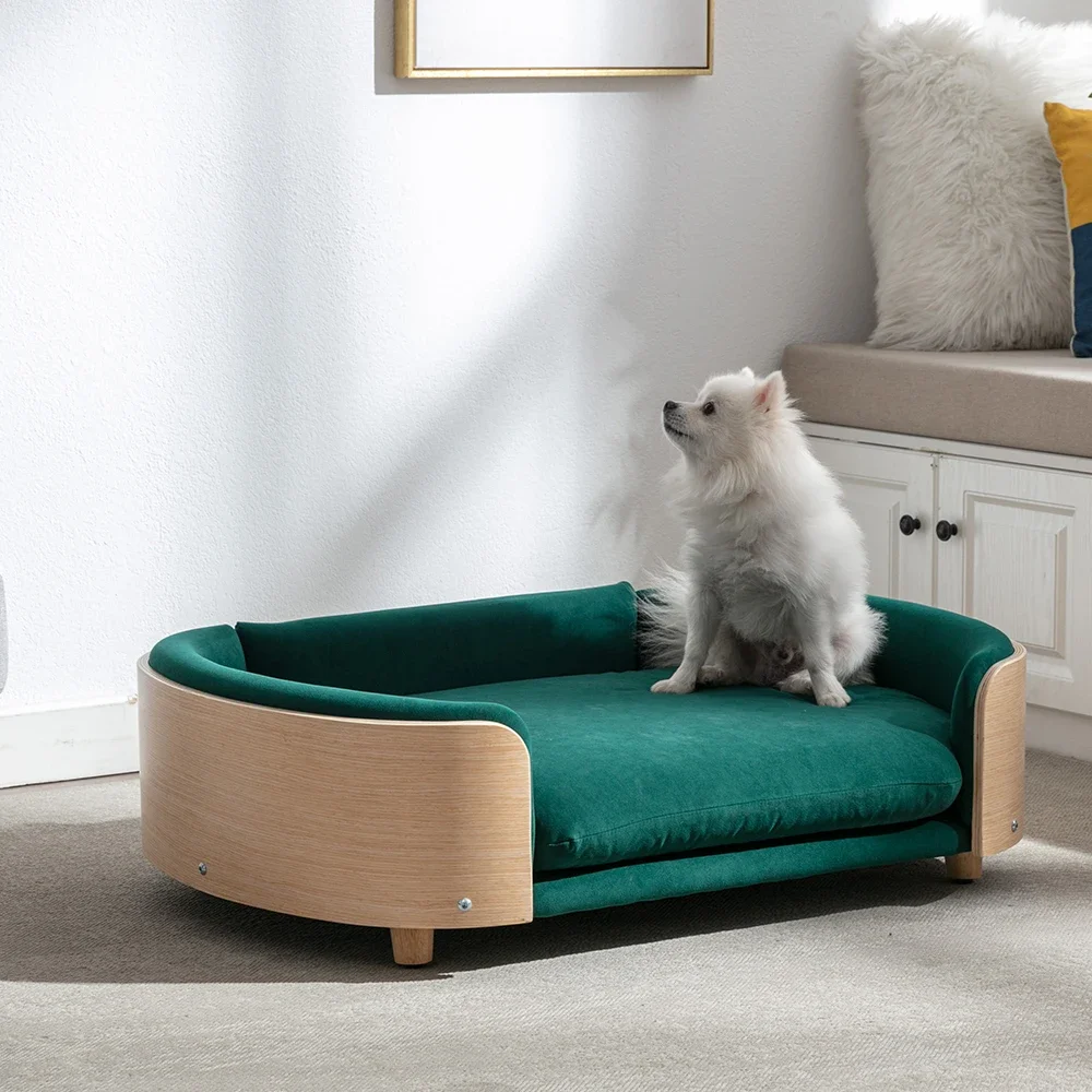 Hot Sale Popular Luxury Wooden Sofa Comfortable Dog and Cat Bed