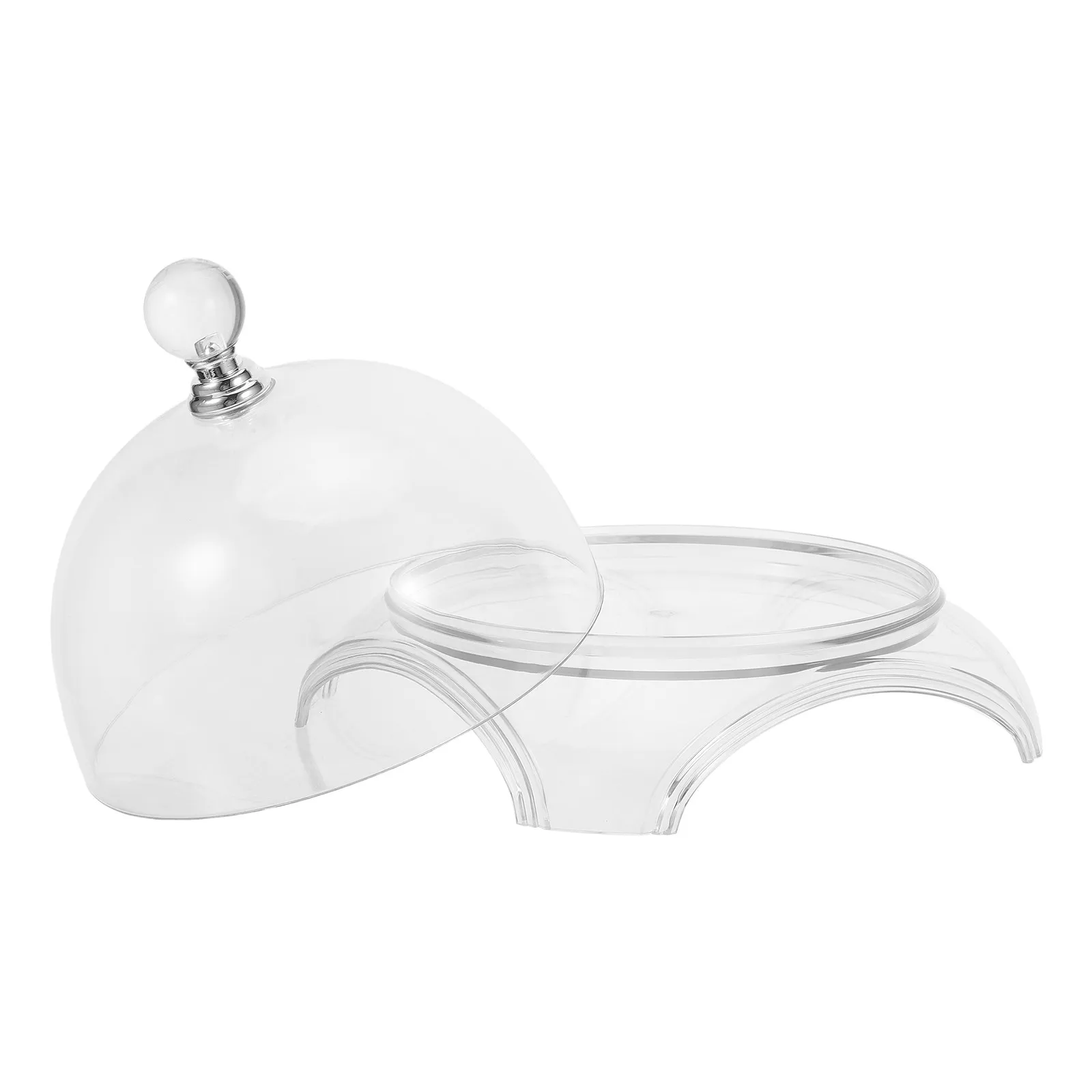 

Прозрачная пластиковая тарелка для торта с куполом, прозрачная крышка-купол для десертов, поднос для демонстрации тортов, тарелка для фруктов, тарелка для вечеринок, поднос для сладостей