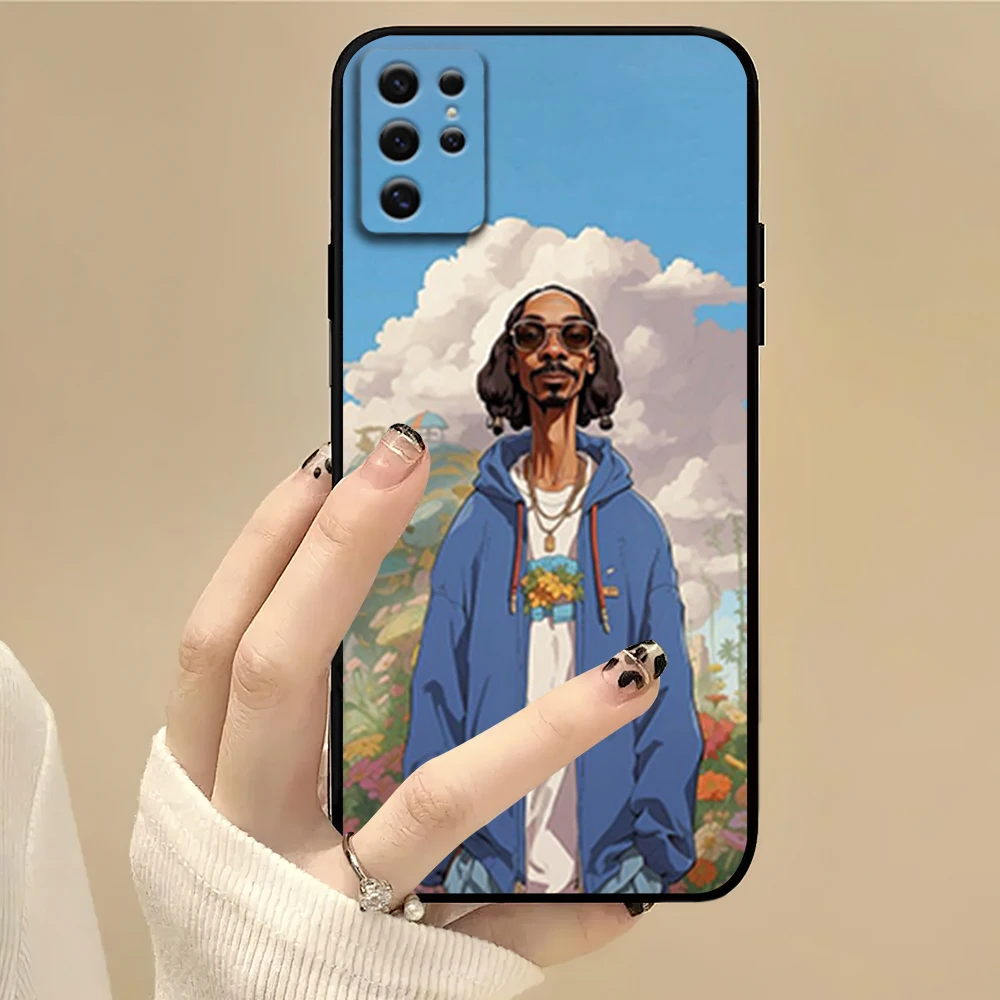 Rapper S-Snoop D-Dogg Phone Case For Samsung S22 S23 A73 A72 A71 A54 A53 E ULTRA Color Soft Shell